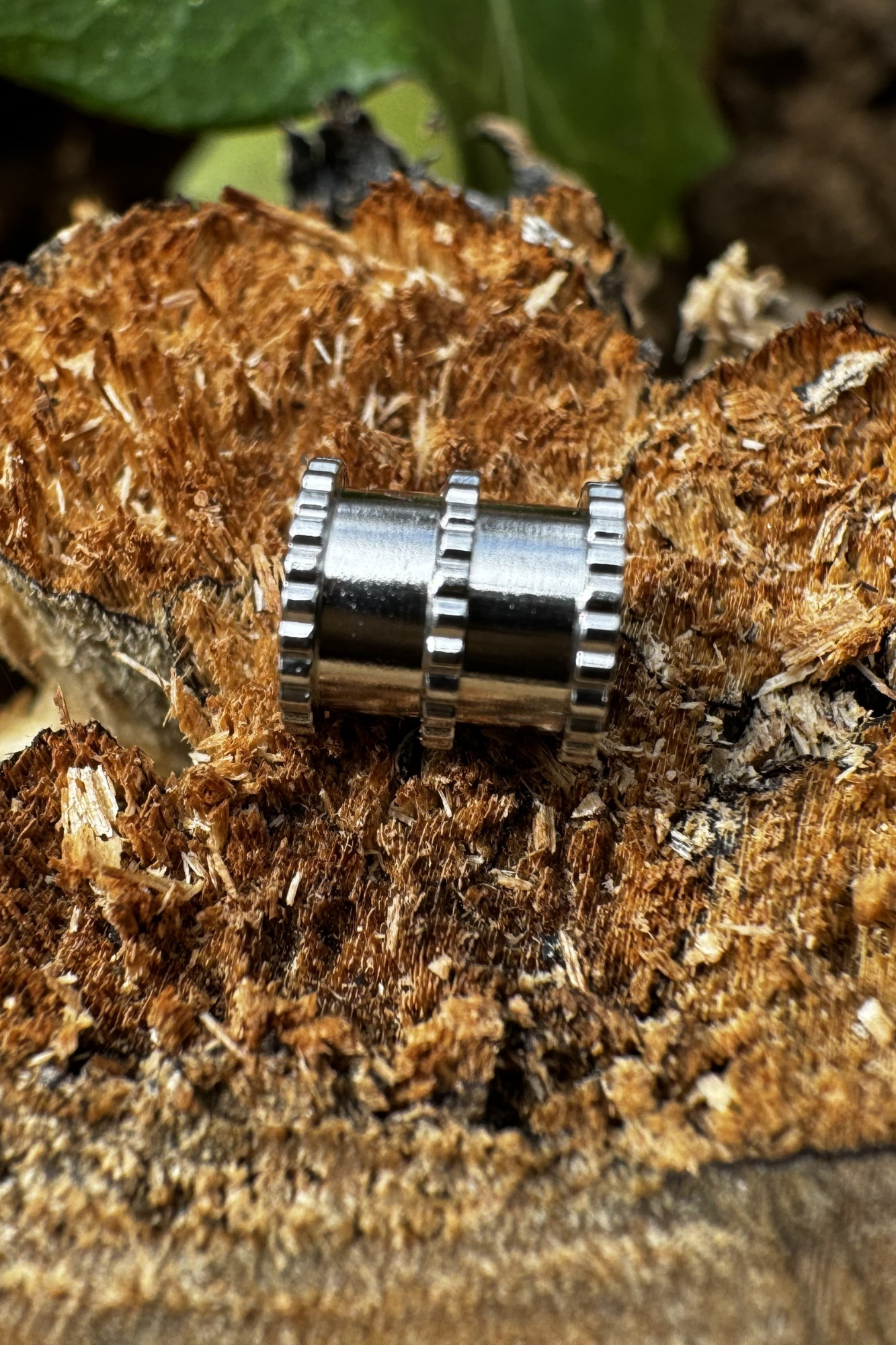 Perles Tube dentelé