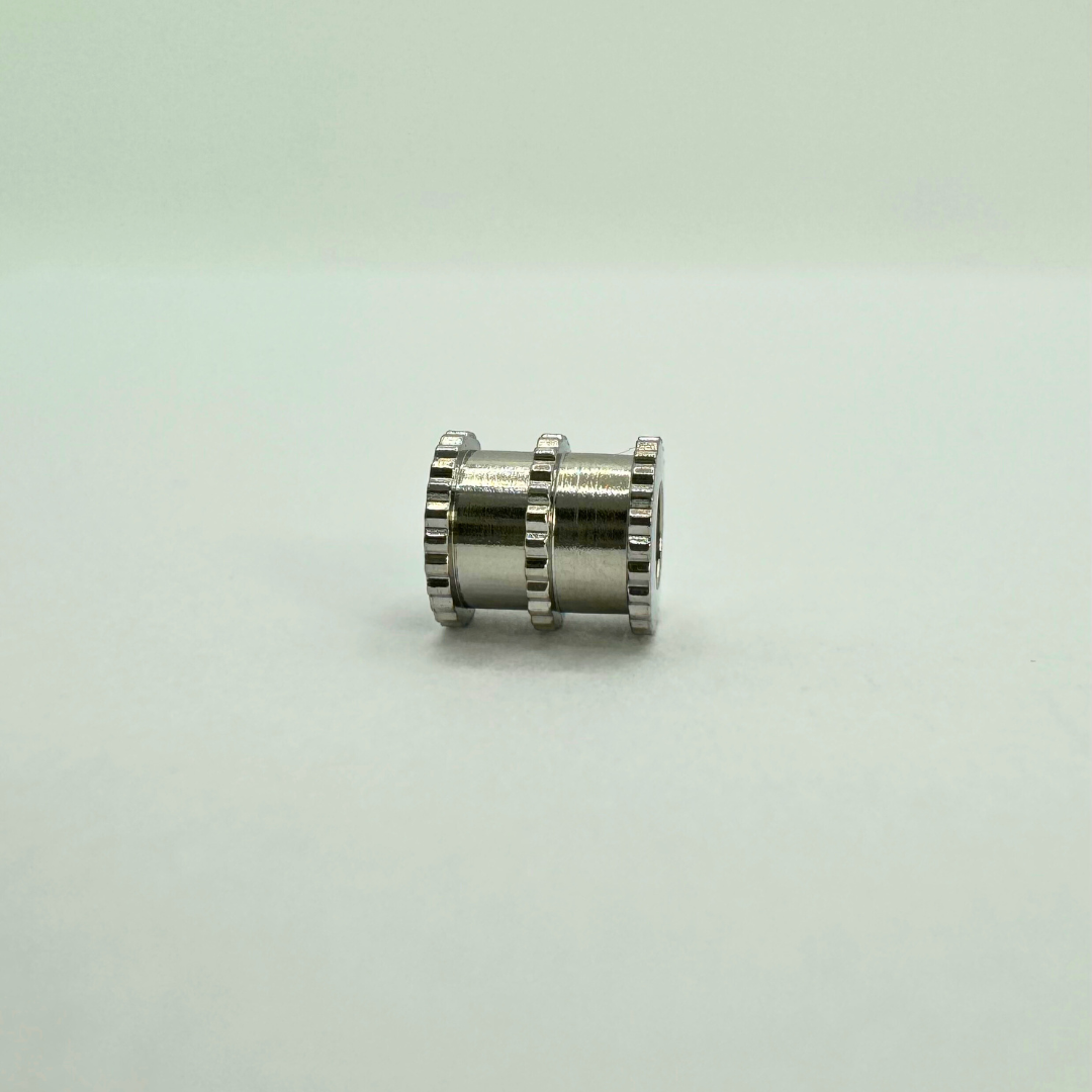 Perles Tube dentelé