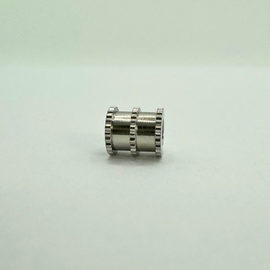 Perles Tube dentelé